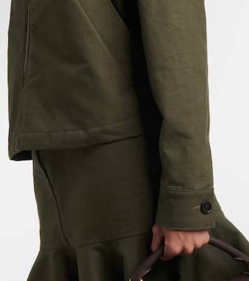Chaqueta de sarga de algodón con borrego | Loewe