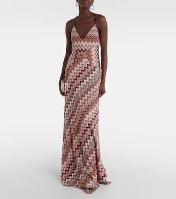 Maxikleid aus Häkelstrick | Missoni