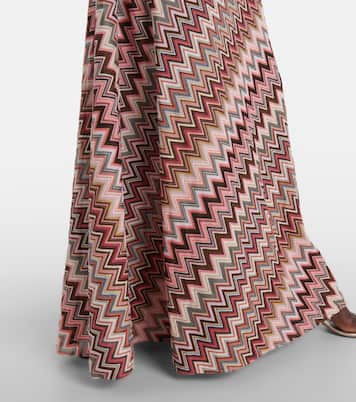 Maxikleid aus Häkelstrick | Missoni