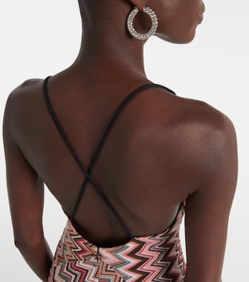 Maxikleid aus Häkelstrick | Missoni