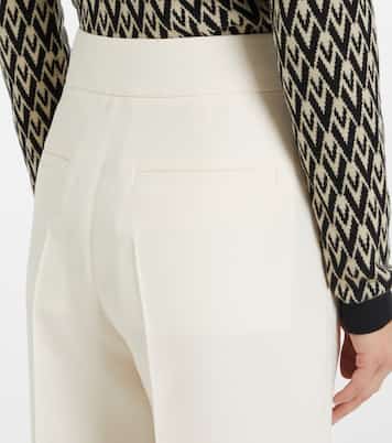 Pantaloni a gamba larga in Crepe Couture | Valentino
