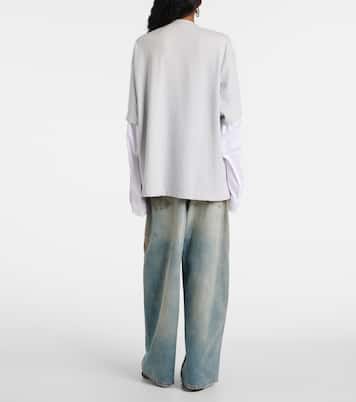 Logo printed cotton jersey T-shirt | Acne Studios