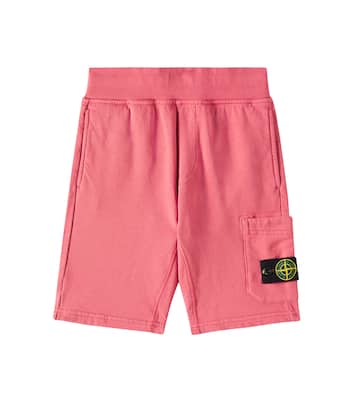 Shorts de algodón con logo | Stone Island Junior