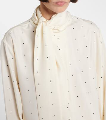 Blouse en soie à pois | Róhe