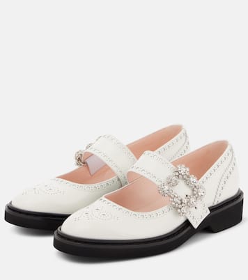 Chaussures plates Viv’ Rangers en cuir | Roger Vivier