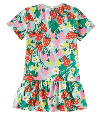 Abito in jersey di cotone con stampa | Stella McCartney Kids