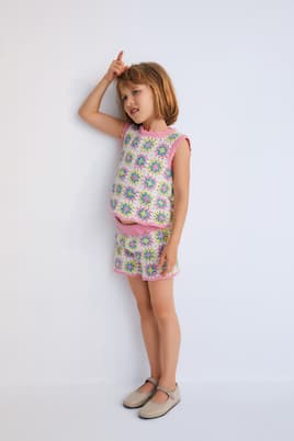 Top in crochet di cotone Nikaia | The New Society