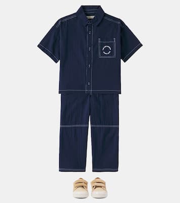 Corinto cotton straight pants | The New Society