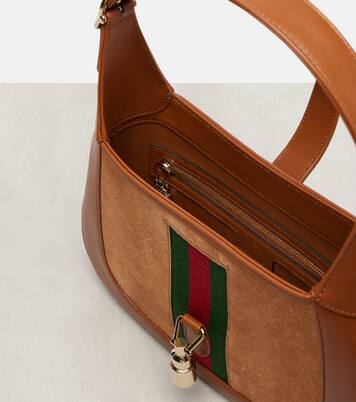 Jackie 1961 Medium suede tote bag | Gucci