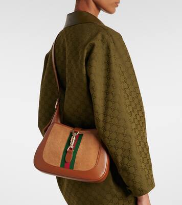 Jackie 1961 Medium suede tote bag | Gucci