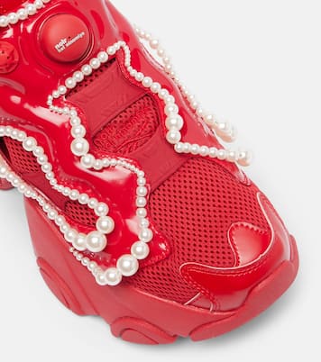 X Reebok zapatillas con plataforma adornadas | Noir Kei Ninomiya