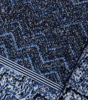 Serviette de plage Azul Zigzag en coton | Missoni