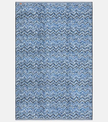 Serviette de plage Azul Zigzag en coton | Missoni