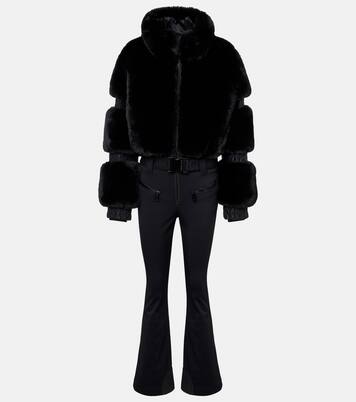 Lieke faux fur-trimmed ski jumpsuit | Goldbergh