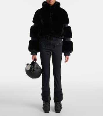 Lieke faux fur-trimmed ski jumpsuit | Goldbergh