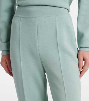 Pantalones tapered cropped Siena de seda y algodón | Loro Piana