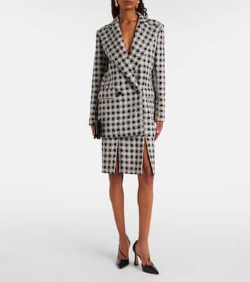 Double-breasted tweed blazer | Nina Ricci