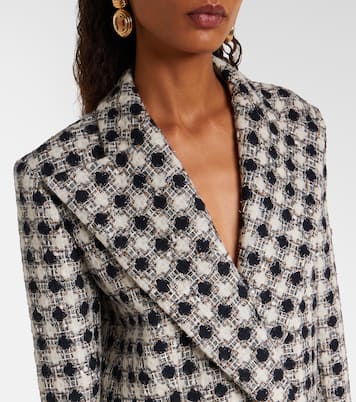 Double-breasted tweed blazer | Nina Ricci
