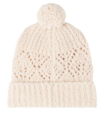 Logo wool-blend beanie | Moncler Enfant