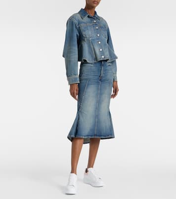 Oversized leather sneakers | McQueen