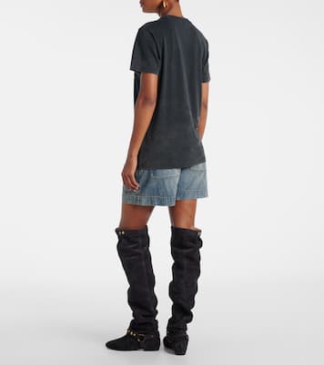 T-shirt Zoeline in jersey di cotone con stampa | Marant Etoile