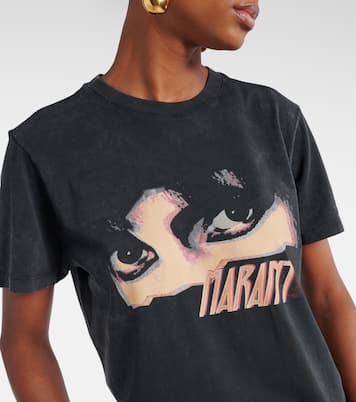 T-shirt Zoeline in jersey di cotone con stampa | Marant Etoile
