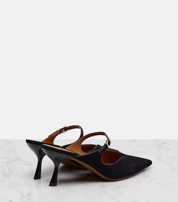 Mules Aura 65 in suede con cut-out | Zimmermann
