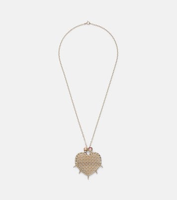 Collana Minaudière Maxi in oro 18kt e 9kt con diamanti e tormaline | Yvonne Léon
