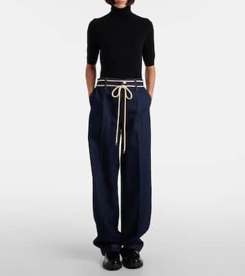 High-Rise Wide-Leg Jeans Nembi | Sportmax