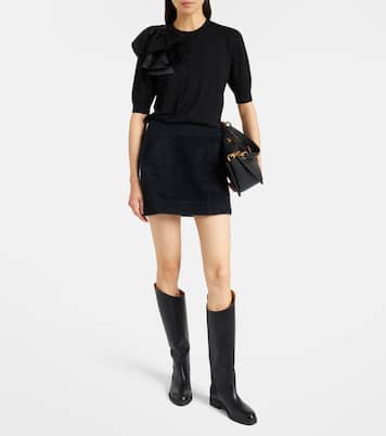 Fluffy Statement wool-blend miniskirt | Dorothee Schumacher
