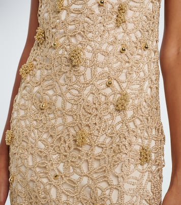 Open-back embellished maxi dress | Xu Zhi