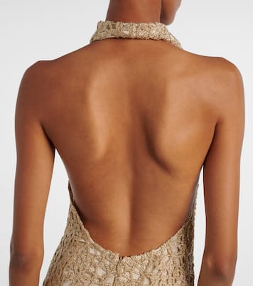 Open-back embellished maxi dress | Xu Zhi