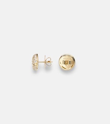 Boucles d'oreilles Onda Boule en or 18 ct et diamants | Marina B