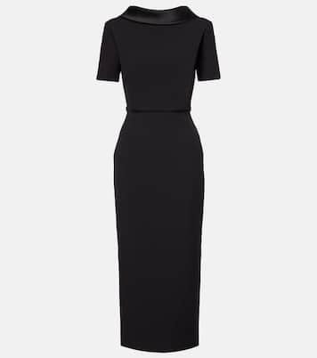 Crêpe midi dress | Roland Mouret
