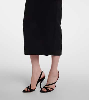 Crêpe midi dress | Roland Mouret