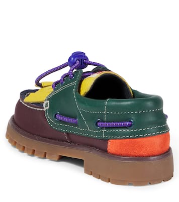 X Camper Compassas Slip-Ons Nautic aus Leder | Bobo Choses
