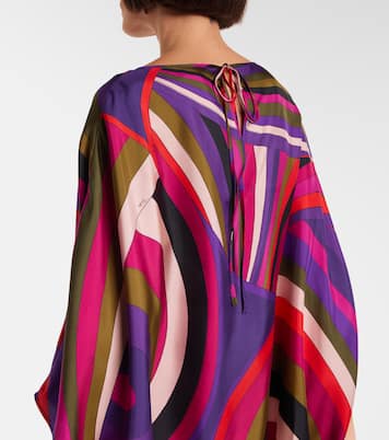 Iride silk satin minidress | Pucci