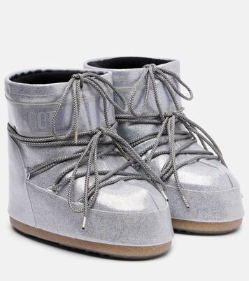 Icon Low glitter snow boots | Moon Boot
