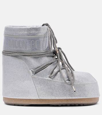 Icon Low glitter snow boots | Moon Boot