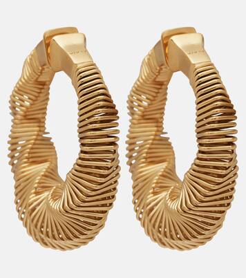 Square Spiral hoop earrings | Alaïa