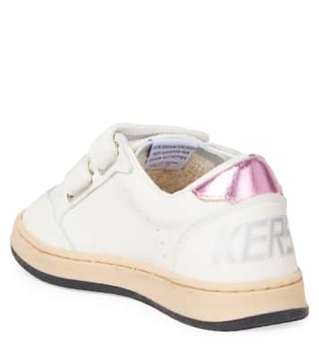 Ball Star glitter leather sneakers | Golden Goose Kids