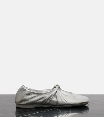 Ballerinas Pebble Soft aus Metallic-Leder | Loewe