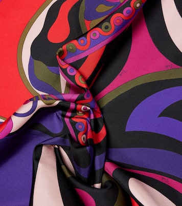 Tuch Marmo and Orchidee aus Seiden-Twill | Pucci