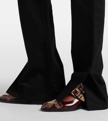 Susanna 40 studded leather Mary Jane pumps | Chloé