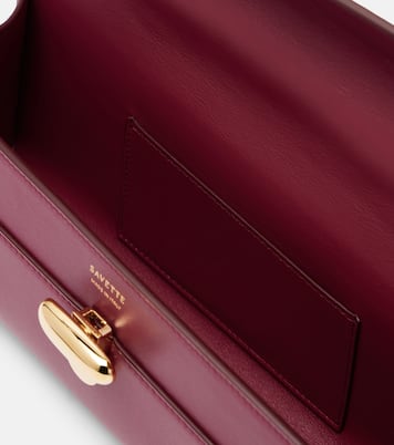 Symmetry Slim leather top-handle bag | Savette