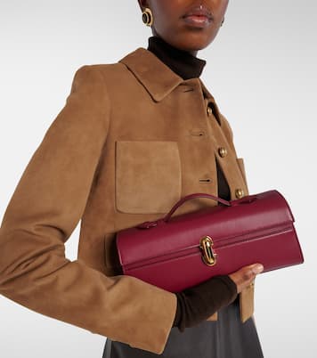 Symmetry Slim leather top-handle bag | Savette