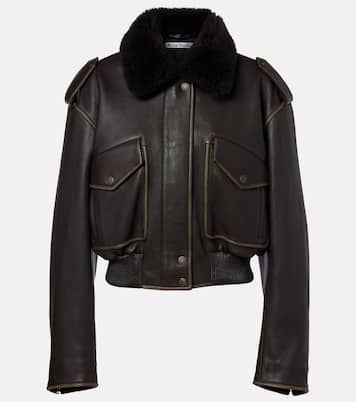 Bomberjacke aus Leder | Acne Studios
