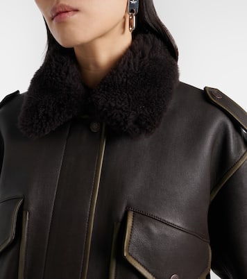 Bomberjacke aus Leder | Acne Studios