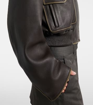 Bomberjacke aus Leder | Acne Studios