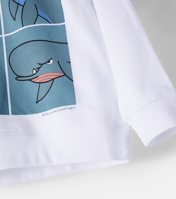 Printed cotton fleece sweatshirt | Stella McCartney Kids